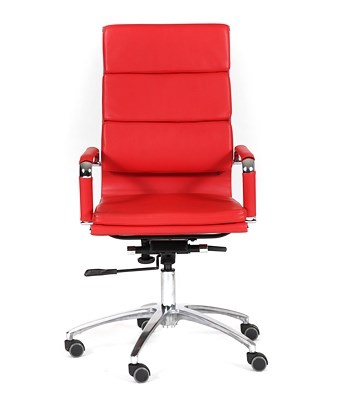Офисное кресло CHAIRMAN 750 экокожа красная в Армавире - изображение 1